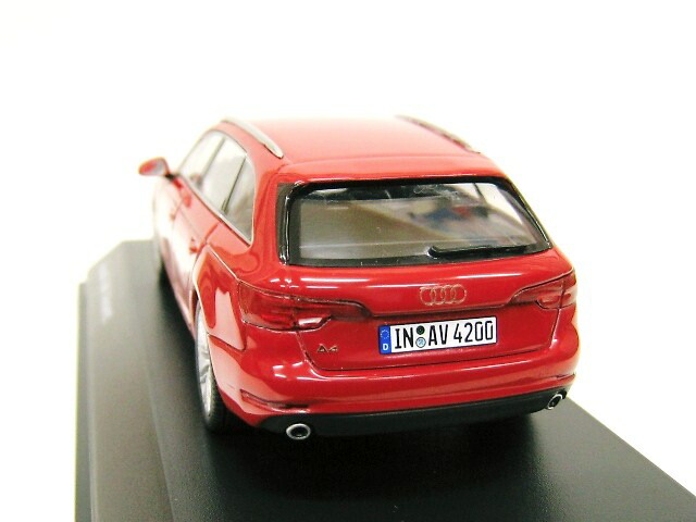 楽天市場】AUDI特注 1/43 アウディ A4 アバント (タンゴレッド) 2017