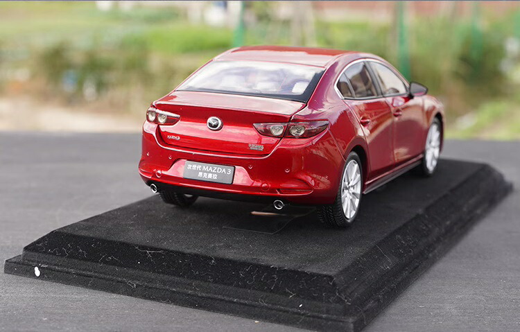 楽天市場】MAZDA特注 1/18 マツダ 3 セダン (ソウルレッドプレミアム