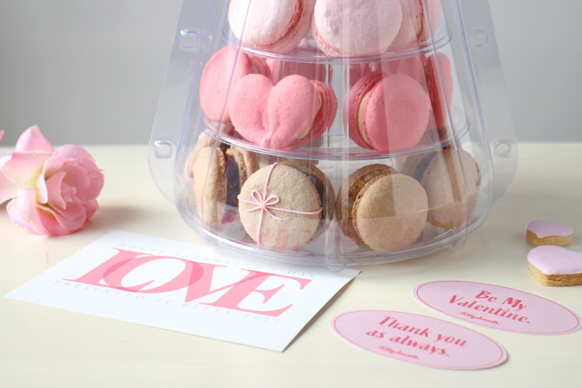 楽天市場】ピンク マカロンタワー ~Pink Love Macaron Tower~ ピンク