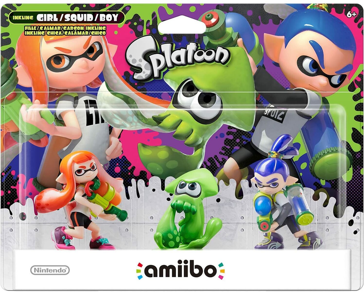 楽天市場】amiibo スプラトゥーン アミーボ 3体セット 3種 フィギュア