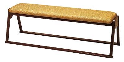 楽天市場】【社寺用/和室設備】三人用椅子幅136.5cm×奥行42cm×座面高