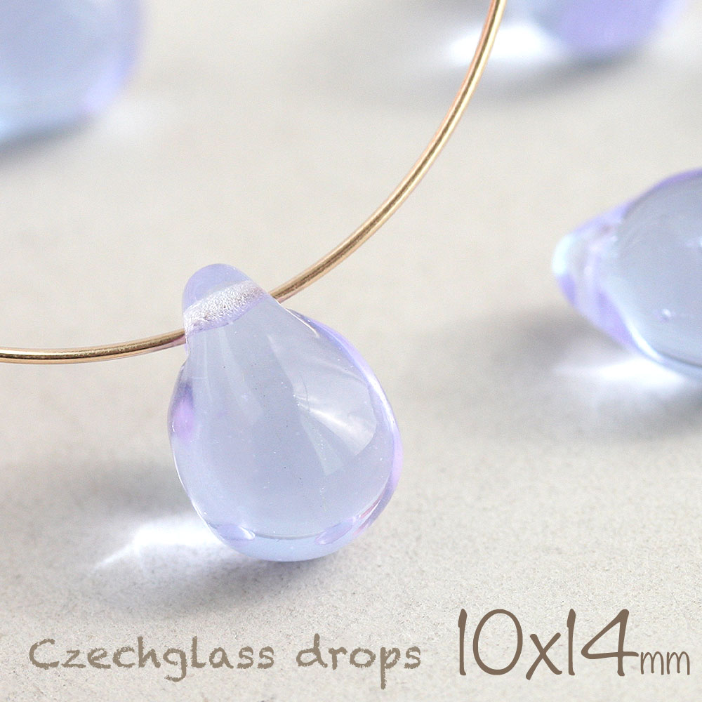 楽天市場】チェコビーズ ドロップ 10×14mm アレキサンドライト 6個