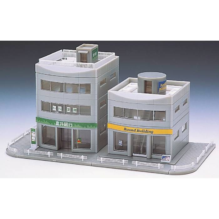 楽天市場】Nゲージ ラウンドビルセット グレー 鉄道模型 ジオラマ