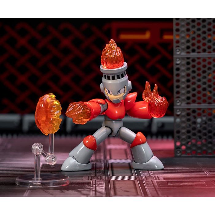 楽天市場】1/12 ロックマン ファイヤーマン アクションフィギュア 完成