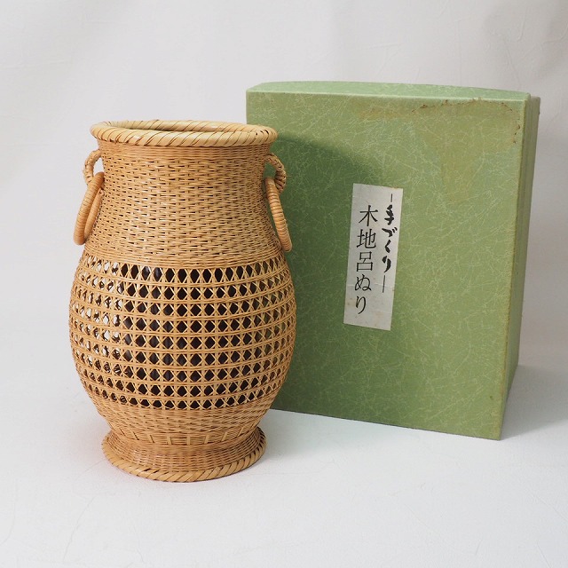 楽天市場】花籠花入れ 0214竹工芸 華道具 花入れ インテリア 茶道 煎茶