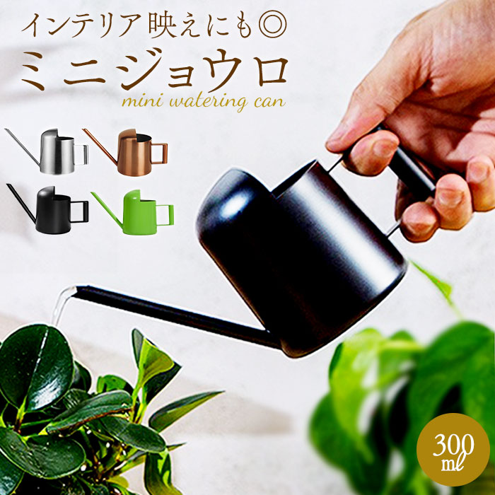 楽天市場】じょうろ ミニ 定番 水やり 小さい 小型 300ml 北欧 水差し