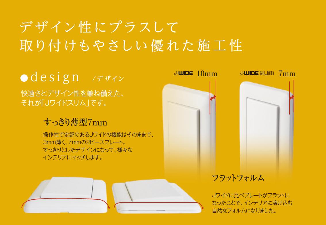 楽天市場】【JIMBO】神保電器J-WIDE SLIM（スイッチ・プレート