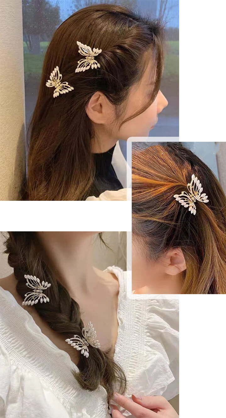 楽天市場】RU-1【送料無料】ヘアアクセサリー 6タイプ ツイスト パール