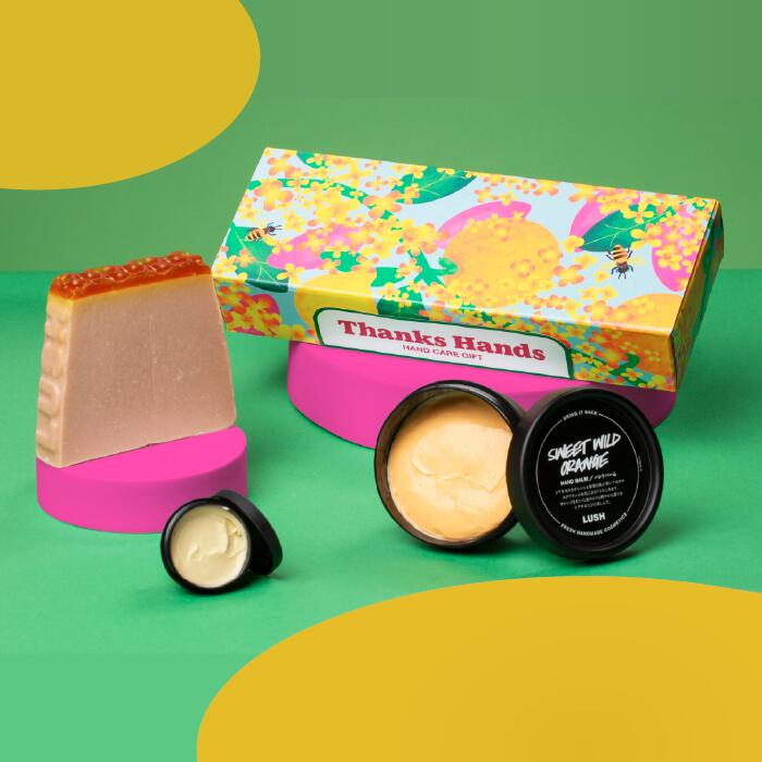 楽天市場】LUSH サンクスハンズ ハンドケア ギフト プレゼント 石鹸