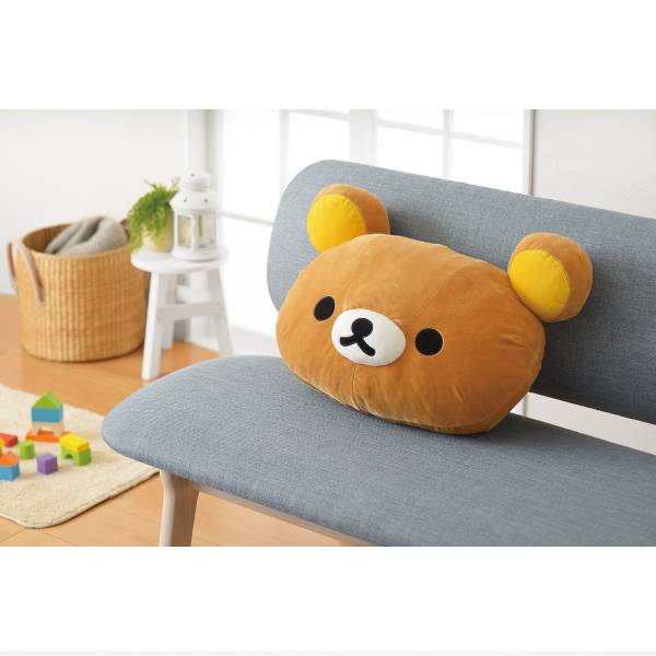 楽天市場】リラックマ ぬいぐるみ顔型クッション（RK-50)Rilakkuma