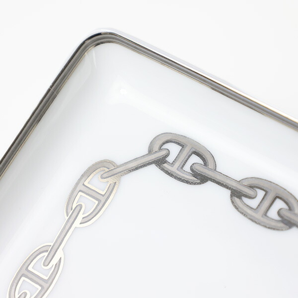 楽天市場】HERMES エルメス Chaine D'ancre Platinum Plate スクエア