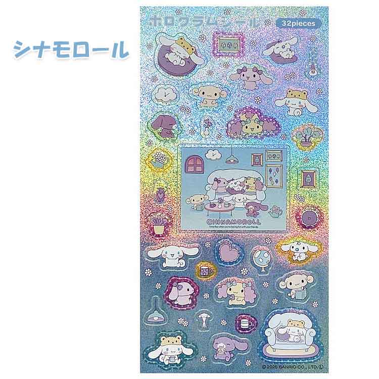 楽天市場】サンリオキャラクターズ 銀ホロシール ホログラムシール