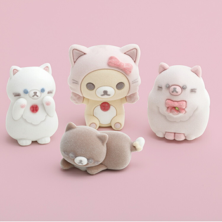 楽天市場】リラックマグッズ にゃんにゃんフィギュアセット