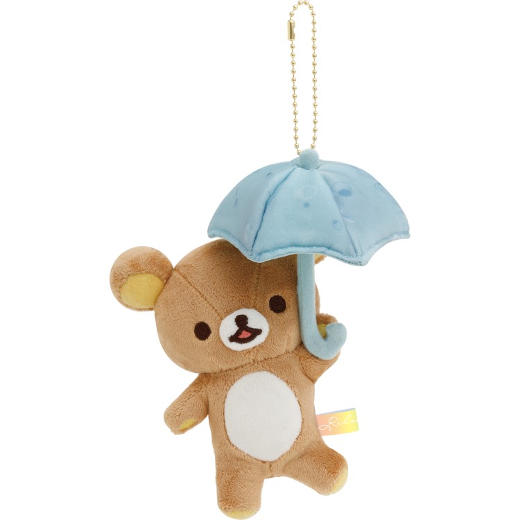 楽天市場】リラックマ ぶらさげぬいぐるみ リラックマ 雨のち晴れの