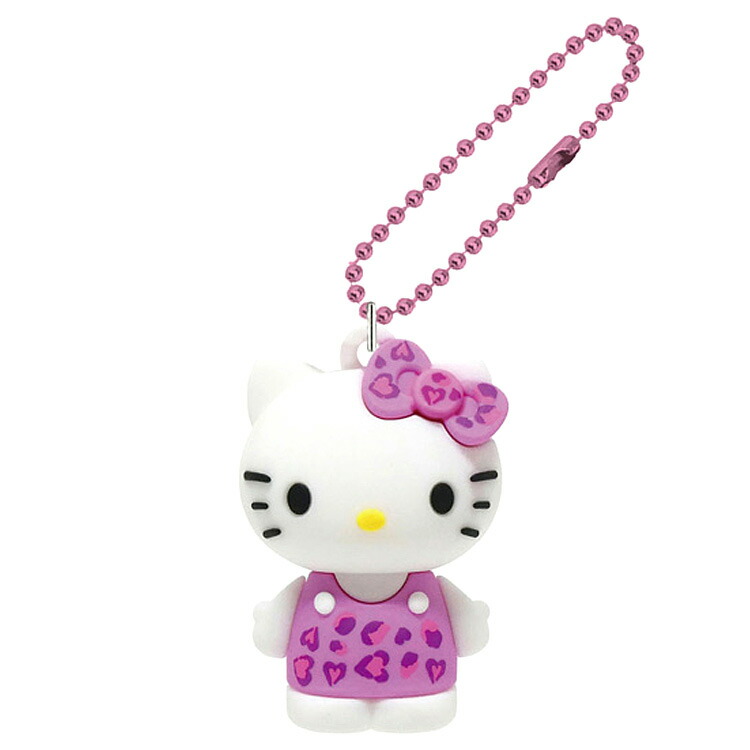 楽天市場】ハローキティ PVCマスコット ピンク ヒョウ柄シリーズ