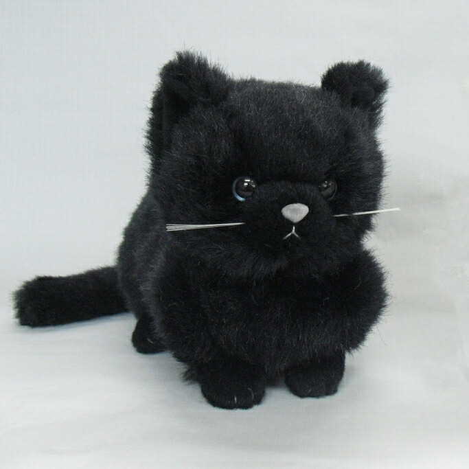 楽天市場】ぬいぐるみ 猫 マンチカン 黒 白 短足 ねこ ネコ ホワイト