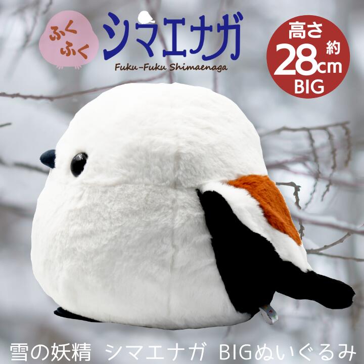 楽天市場】【ギフトラッピング承り中！】 ふくふくシマエナガ BIG