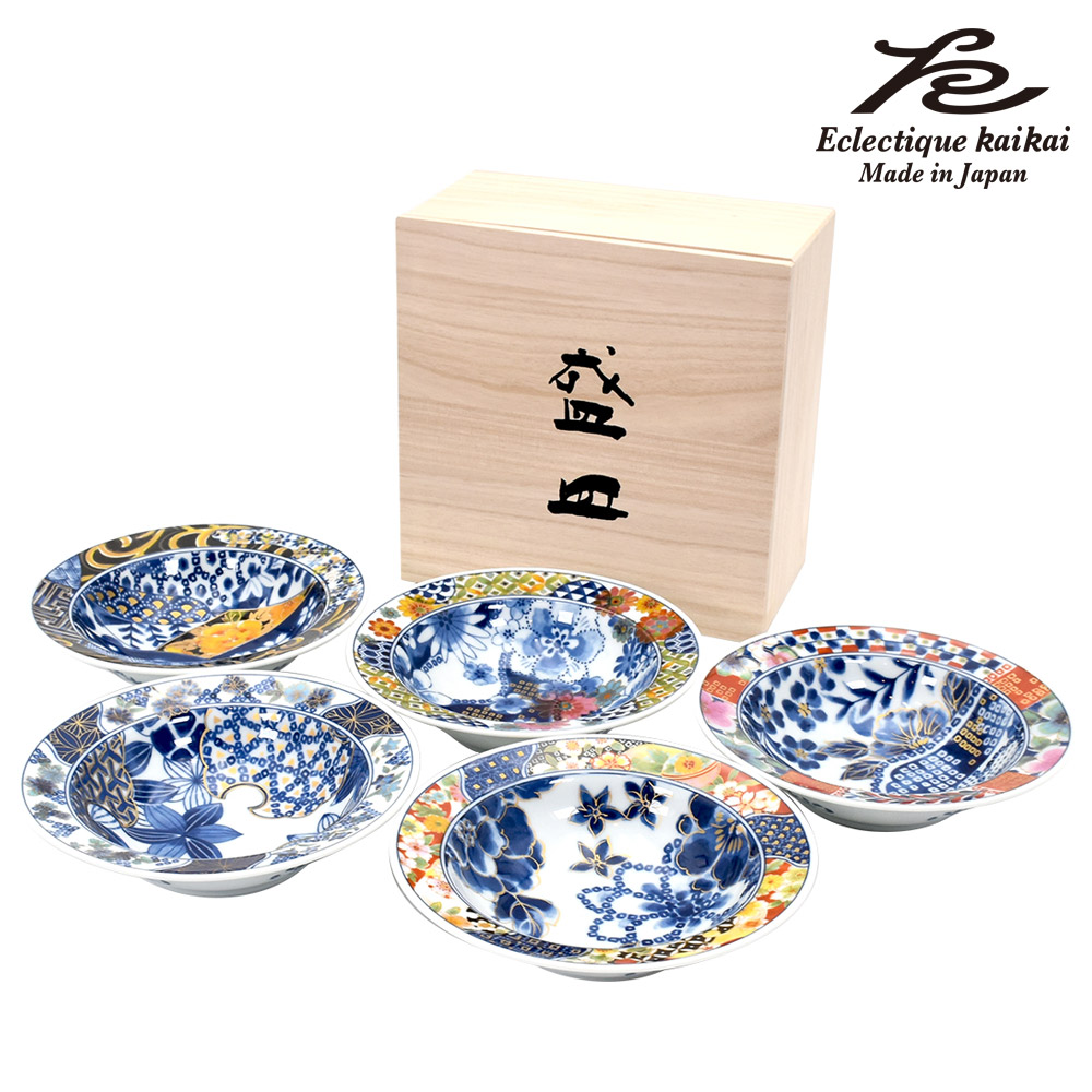 楽天市場】美濃焼 kaikai 宴 5客平鉢揃 日本製 お皿 鉢 平鉢 器 お皿