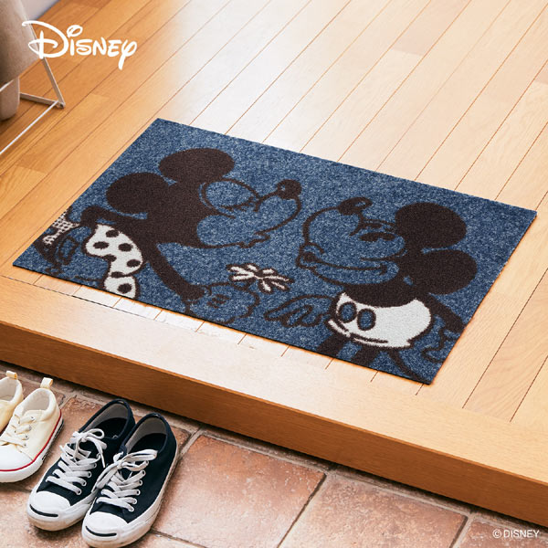 楽天市場】玄関マット 50×75cm 屋外兼用 ミッキー＆ミニー （ 送料無料