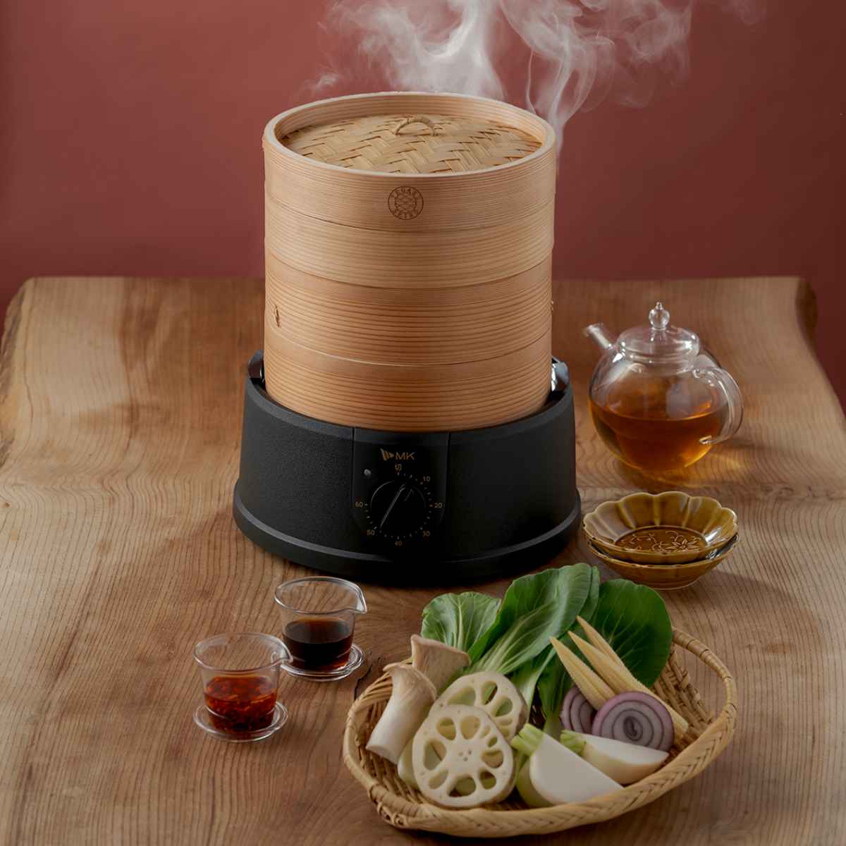 楽天市場】電気せいろ TEGARU=SEIRO 21cm （ 蒸し器 蒸籠 セイロ 蒸篭