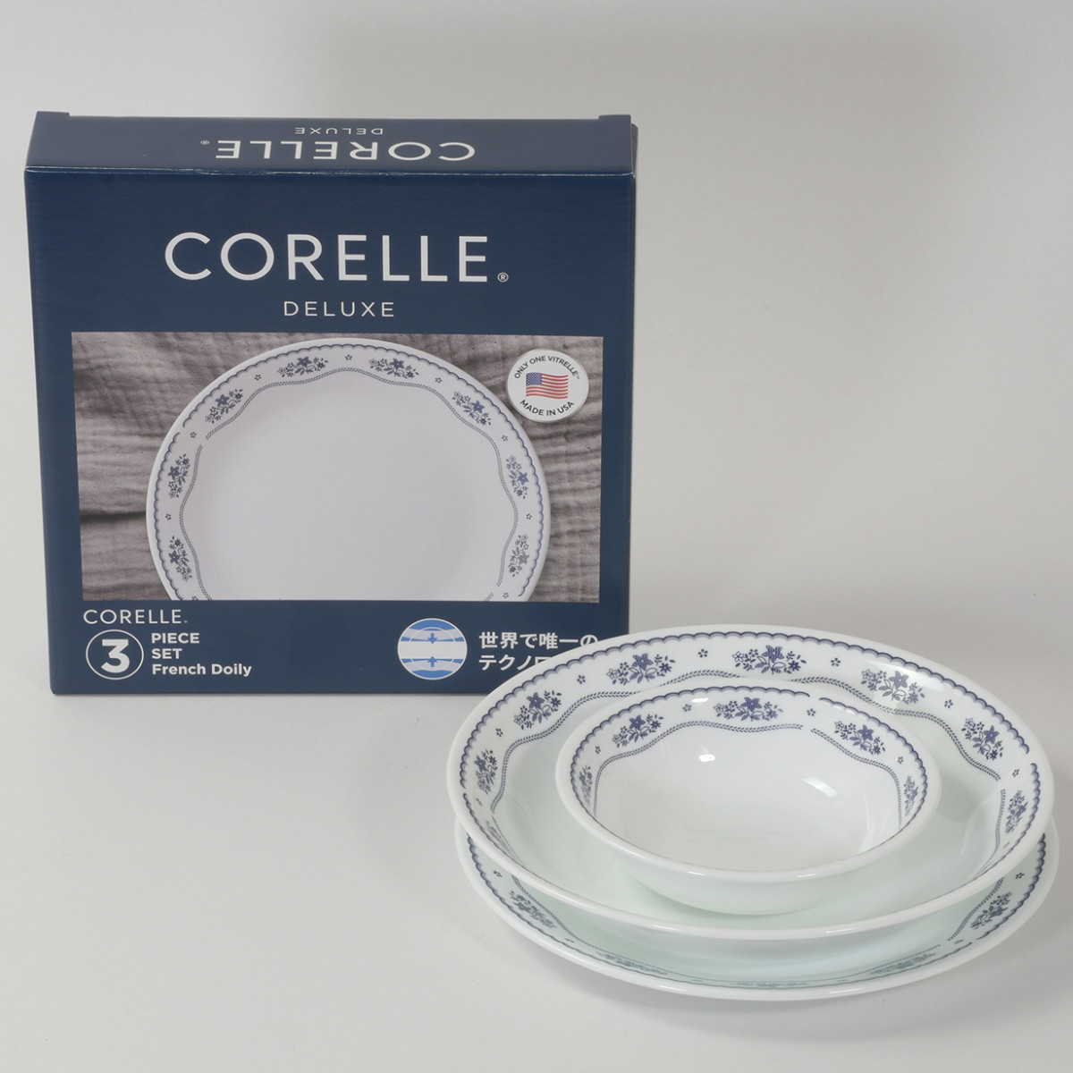 楽天市場】食器 3点セット CORELLE コレール 強化ガラス （ 食洗機対応
