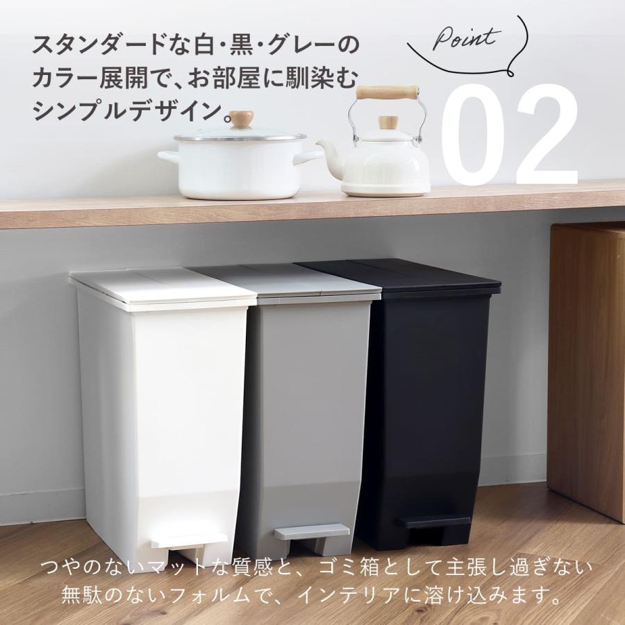 楽天市場】【レビュー特典付き】 ゴミ箱 35L SOLOW ソロウ 同色3個
