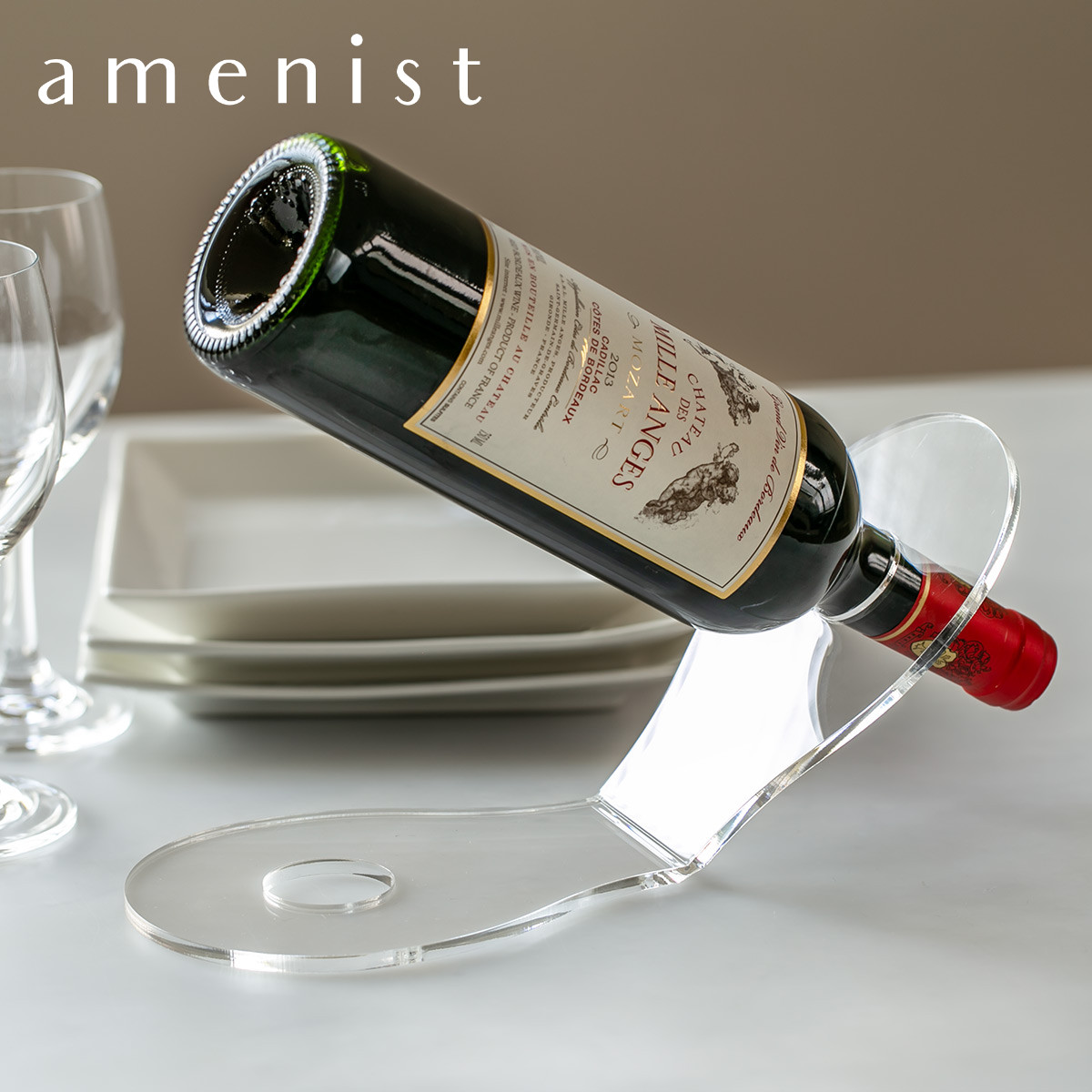 楽天市場】【レビュー特典付き】 ワインボトルスタンド amenist