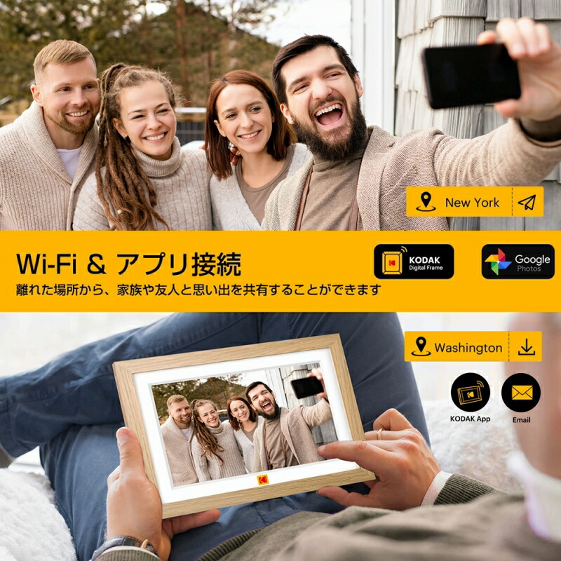 楽天市場】Kodak (コダック) RCF-1018W ナチュラル デジタルフォト