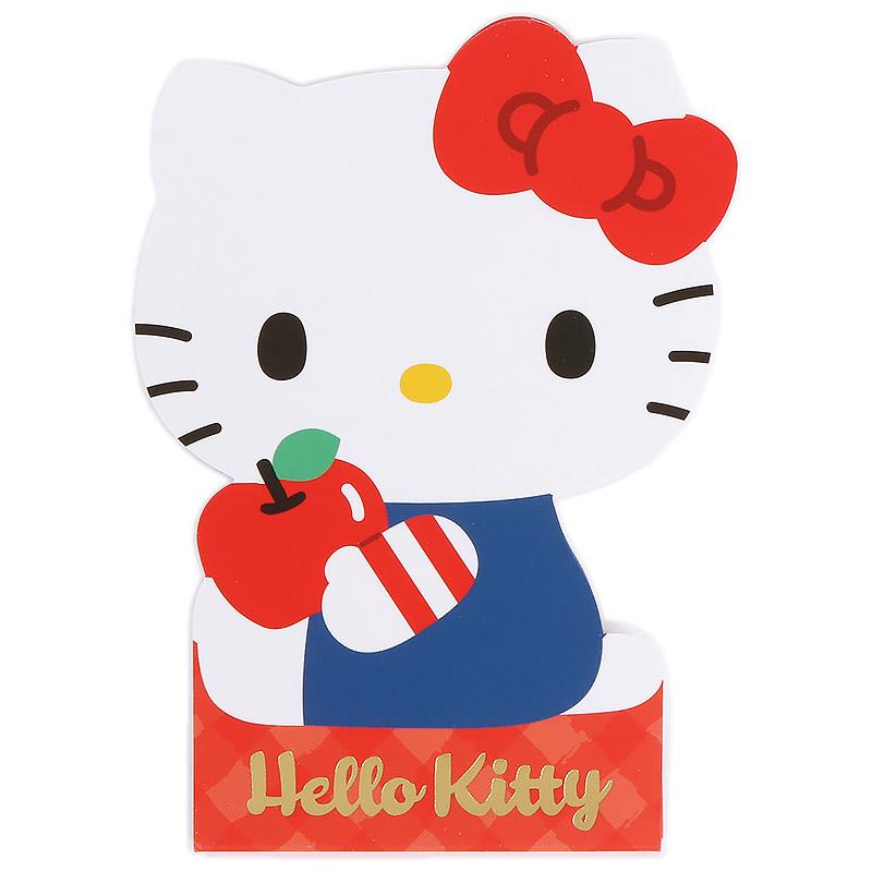 楽天市場】ハローキティ キャラクター形メモ メモ帳 サンリオ sanrio