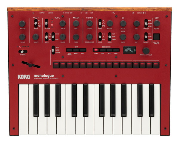 楽天市場】KORG monologue Monophonic Analogue Synthesizer 新品