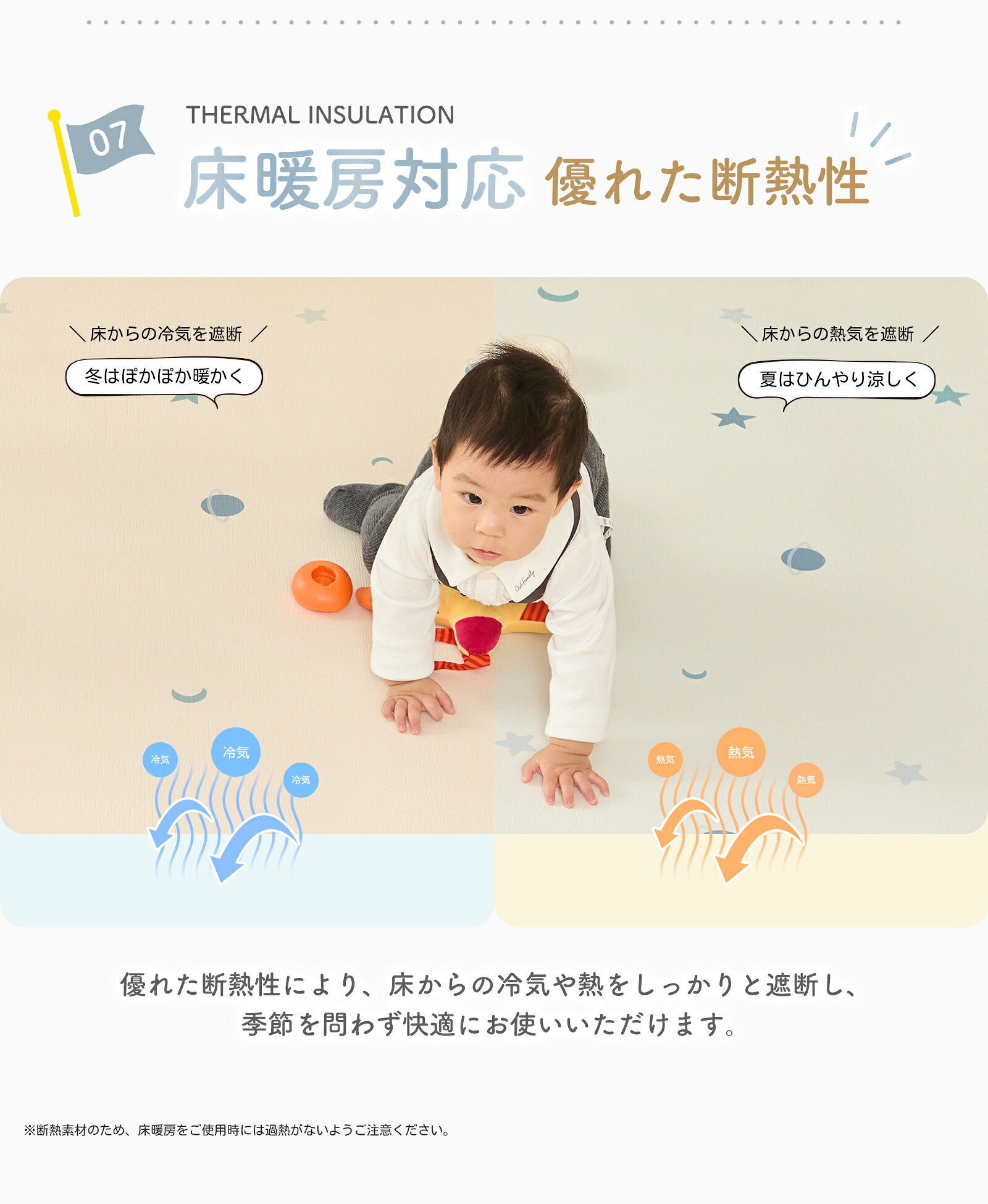 楽天市場】【楽天50冠】【99.9%抗菌率】プレイマット もちもち ベビー