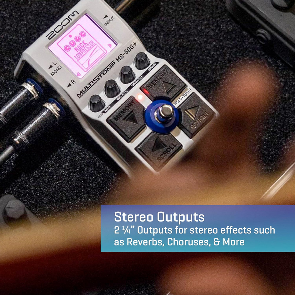 楽天市場】ZOOM マルチストンプ MS-50G+ MultiStomp ギター