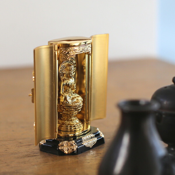 楽天市場】仏像 虚空蔵菩薩 厨子 9.7cm : がらんどう