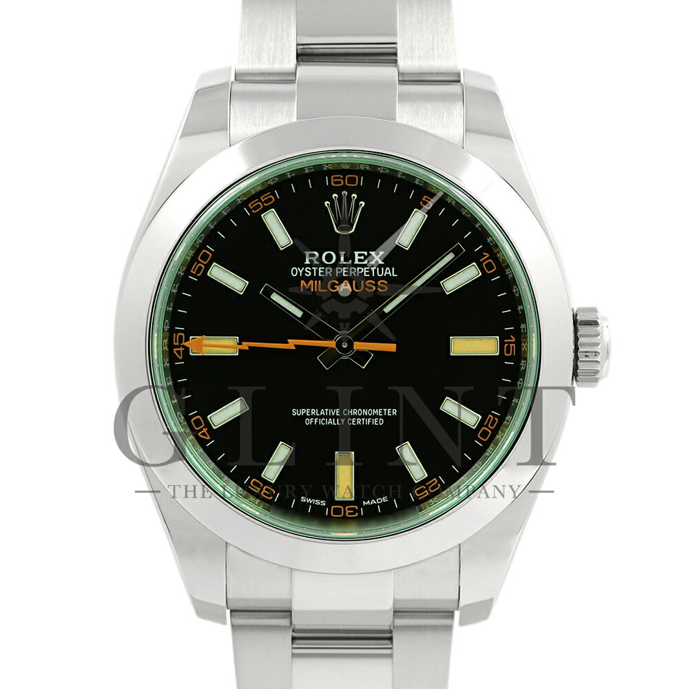 楽天市場】ロレックス（ROLEX）ミルガウス 116400GV ブラック文字盤