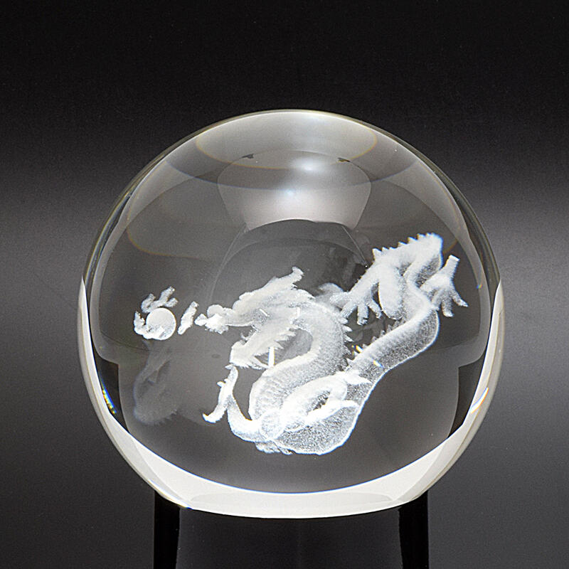 楽天市場】【縁起物】水晶-龍（ドラゴン）◇水晶製（径9.5cm）【ライト