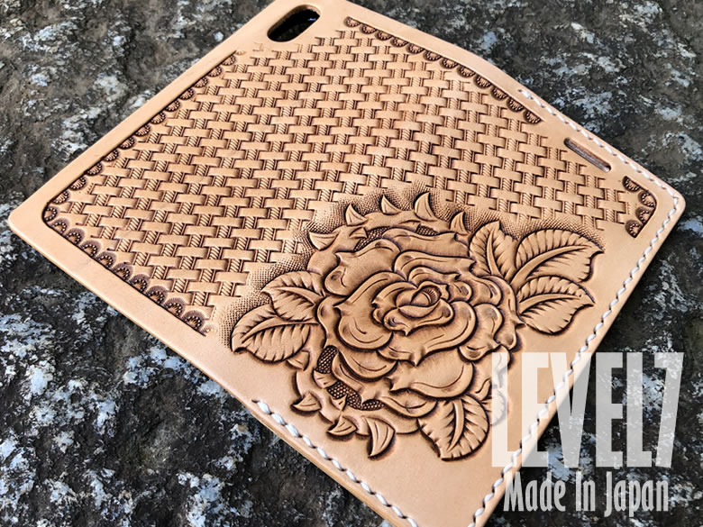 楽天市場】iPhone各種 対応 ナチュラル 手帳型ケース 本革/レザー 薔薇