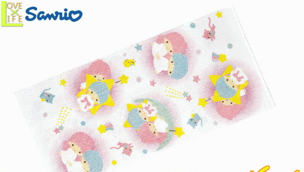 楽天市場】【リトルツインスターズ】バスタオル【ふんわりスター