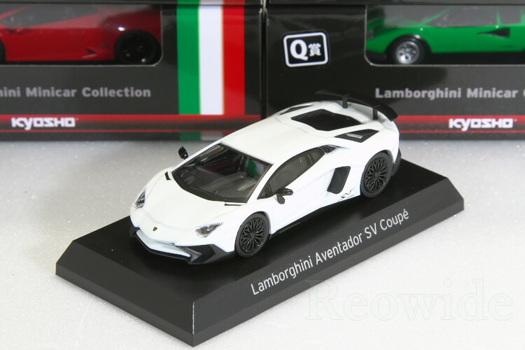 楽天市場】京商 1/64 ランボルギーニくじ A賞（パールホワイト）3車種
