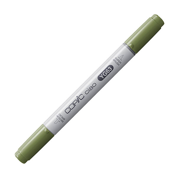 楽天市場】コピックチャオ YG63 1本 単品 ピー・グリーン Pea Green