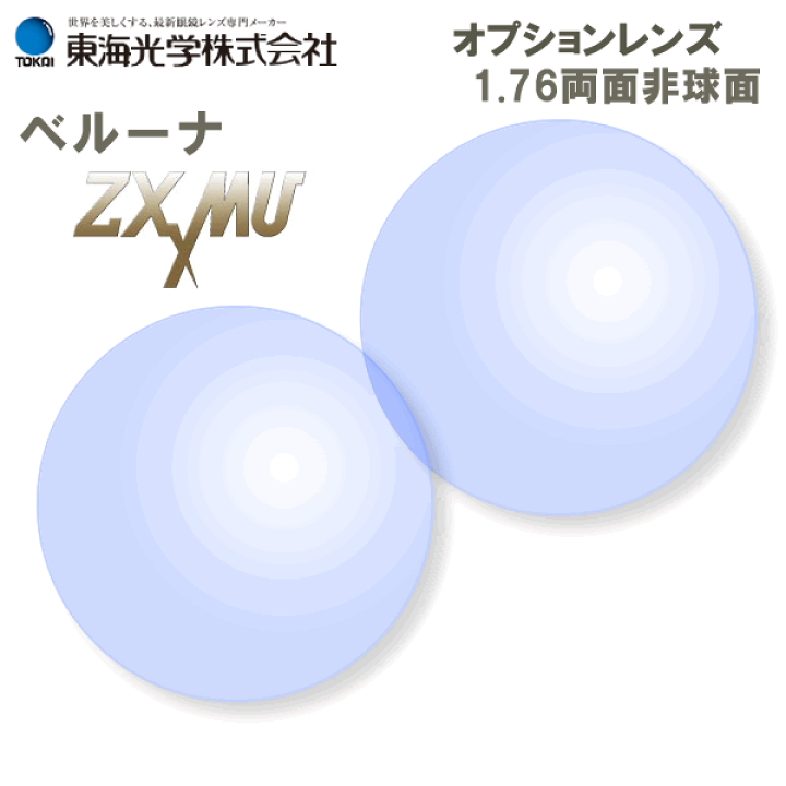 楽天市場】【オプションレンズ2枚1組】世界最高屈折極薄両面非球面