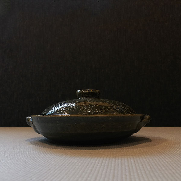 楽天市場】【取寄品】 萬古焼 織部 5号陶板 柳川 ふた付き柳川鍋
