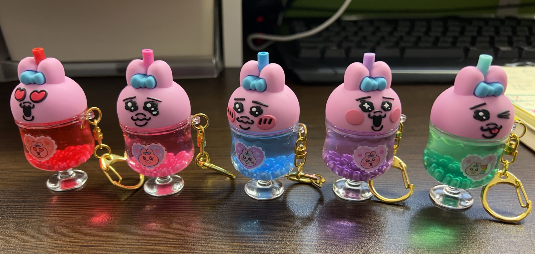 楽天市場】おぱんちゅうさぎ カラフルソーダキーホルダー TCP soda key
