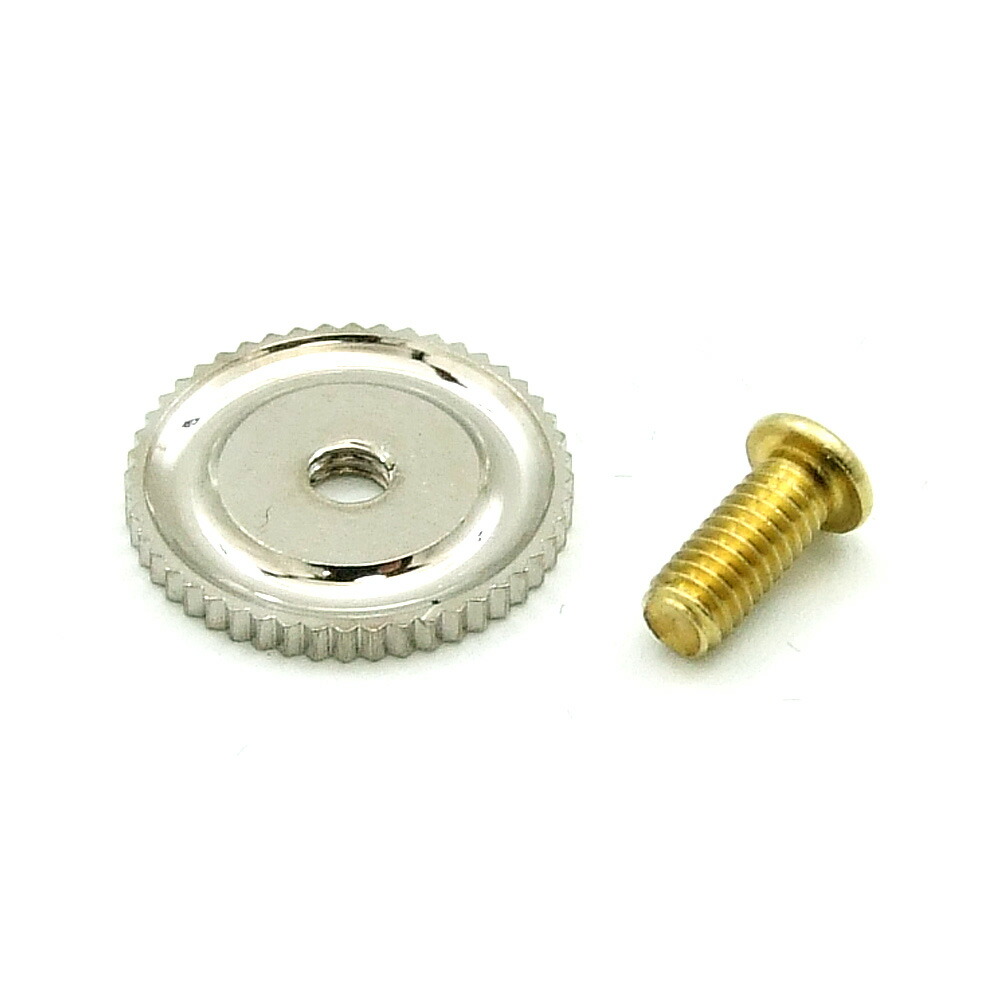 楽天市場】1セット入 【徽章用皿ネジセット [Aタイプ] Ni/シルバー