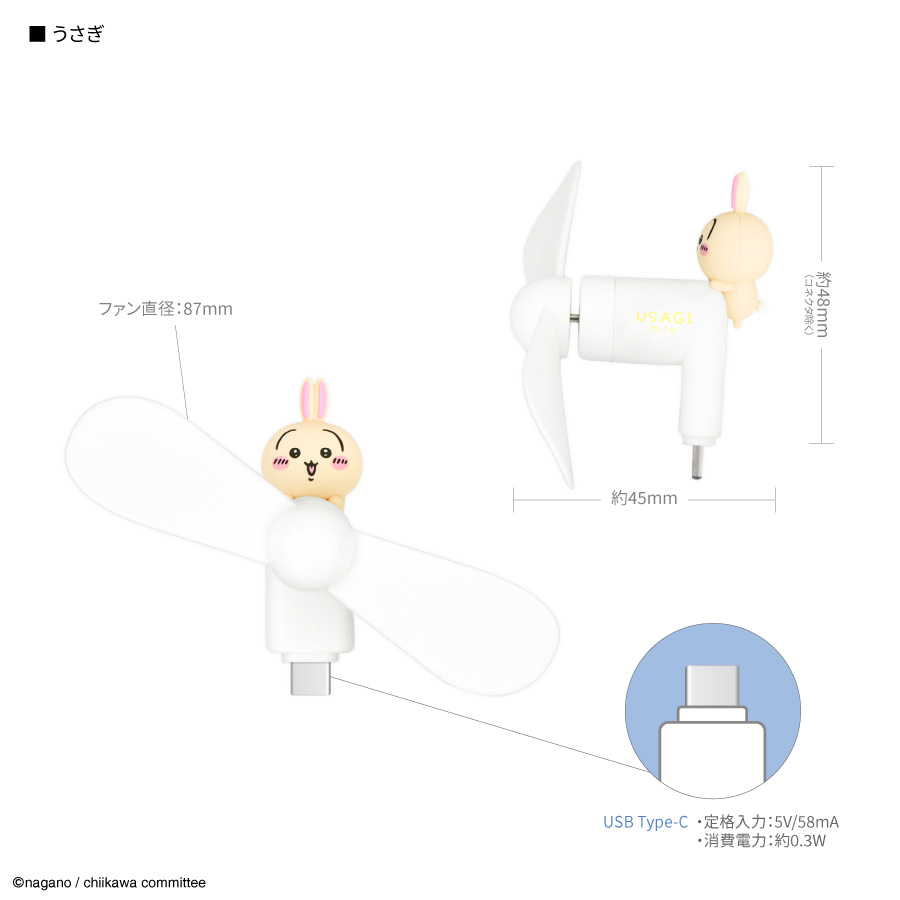 楽天市場】【ポイント10倍】【公式】ちいかわ コネクタ付き ミニクール
