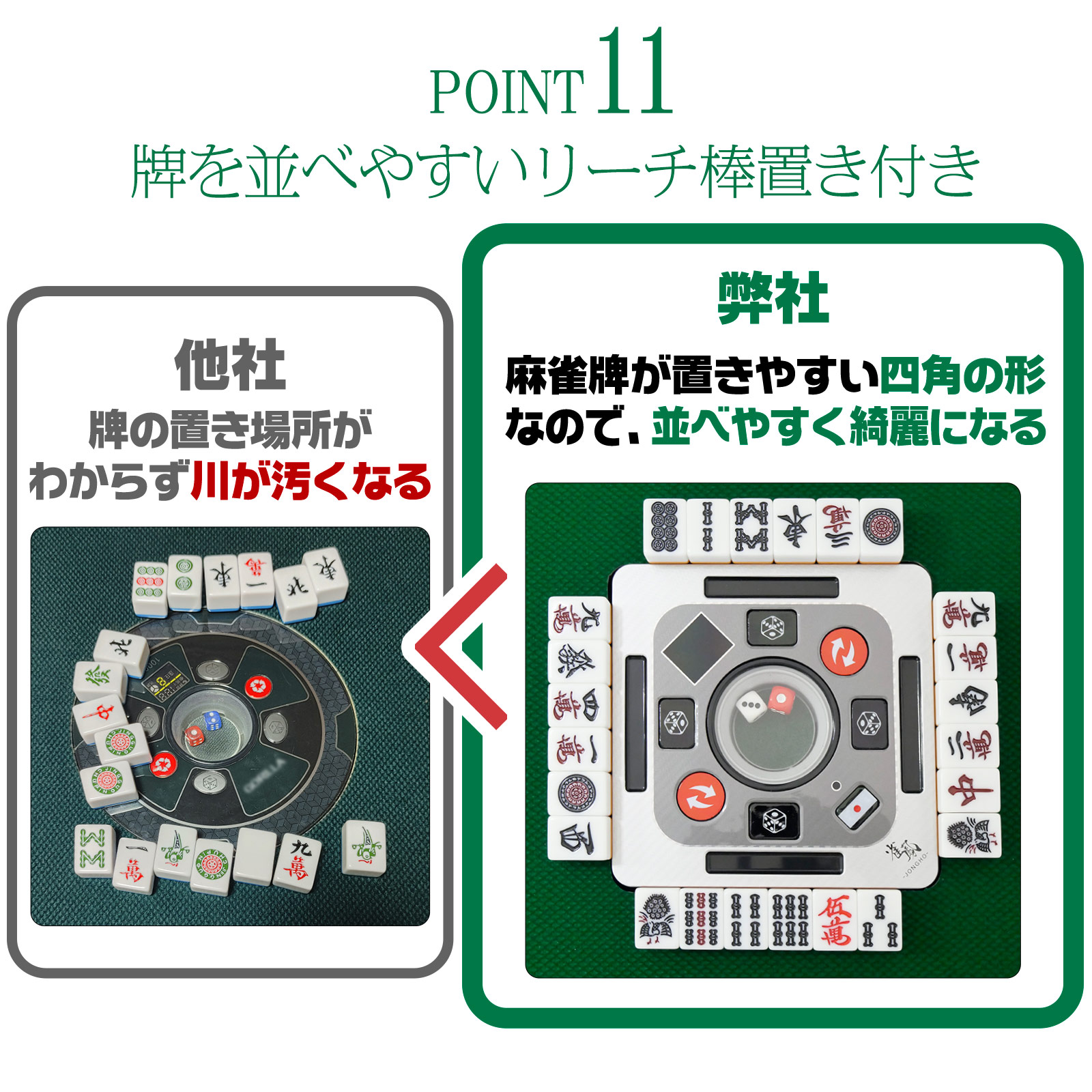 楽天市場】全自動麻雀卓 点棒読取機能 麻雀 家庭用 静音 折り畳み式