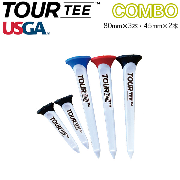 楽天市場】TOUR TEE COMBO WHITE SPINE 80mm 3本入 45mm 2本入