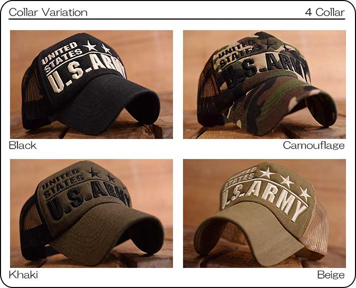 楽天市場】U.S.ARMY Military メッシュキャップ キャップ 帽子 メンズ