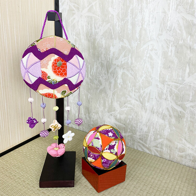 楽天市場】つるし飾り 置物 おしゃれ [毬-2 優美 壁飾り 変わり下げ