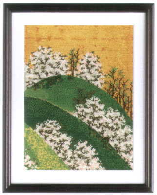 楽天市場】刺繍キット 吉野山図屏風より 7187 日本の美・日本名所絵百