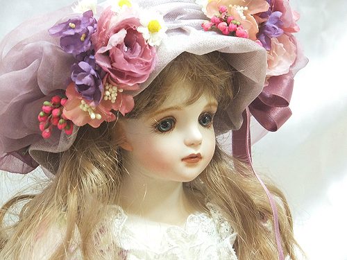 楽天市場】若月まり子 創作ビスクドール「ジュリエンティーヌ」若月